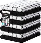 Homaxy Premium Cotton Kitchen Towels 16"x 28", Large Natural Ring Spun 390 GSM by Homaxy