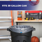 Hefty Steelsak Heavy Duty Large Trash Bags, 39 Gallon - Image 2