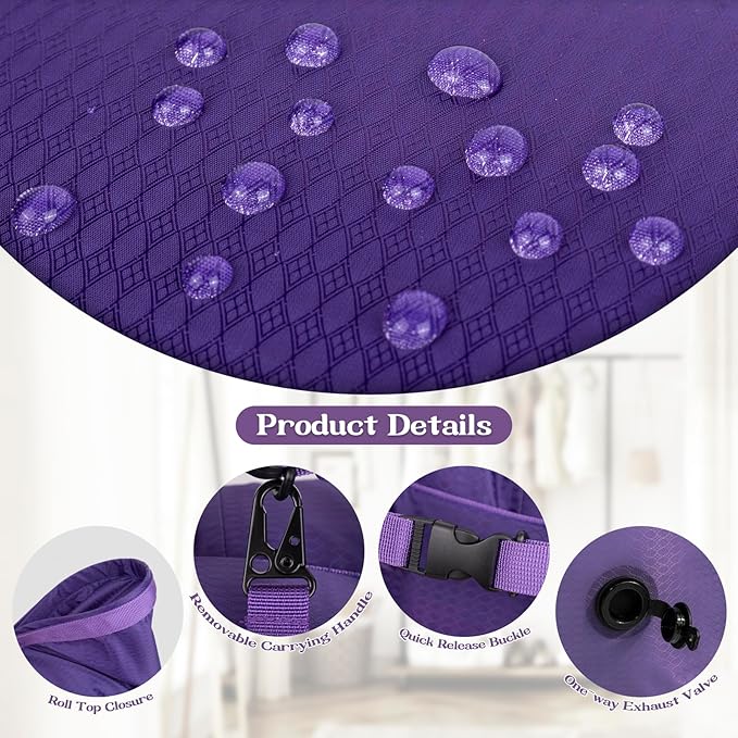 Travel Laundry Bag, Vacuum Compression Dirty Clothes Travel Bag, Waterproof - Image 5