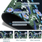 Blooming Lilies Kitchen Sink Splash Guard Faucet Mat Valley Lilies Flowers - Image 3