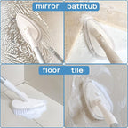 Qaestfy Shower Scrubber Cleaning Brush Combo Bath Tub Tile Cleaner Scrubber - Image 7