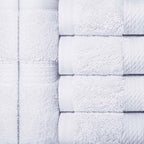 Superior Egyptian Cotton Pile Face Towel/Washcloth Set of 6, Ultra Soft Luxury - Image 4