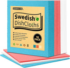 HOMERHYME Swedish Dishcloths, 18 Pack Kitchen Towels Dish Rags, Absorbent by HOMERHYME