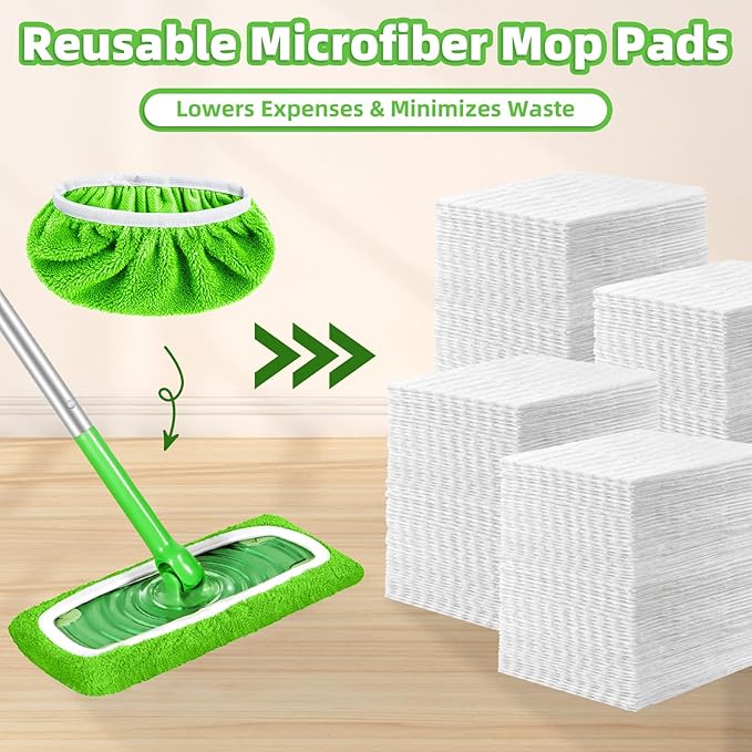 Reusable Dry Sweeping Cloths Microfiber Wet Pads Refill Compatible - Image 7