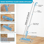 Spray Wet Mops for Hardwood Floor Cleaning: MEXERRIS Floor Mop - Image 3