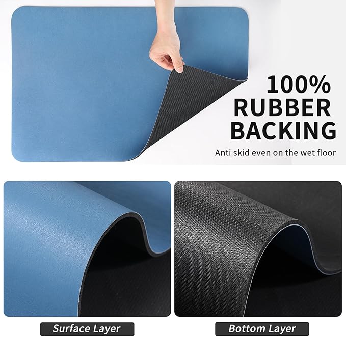 Dish Drying Mat for Kitchen Counter, Heat Resistant Drainer Mats - Image 5