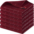 Homaxy 100% Cotton Terry Kitchen Dish Cloths, Ultra Soft and Absorbent Dish by Homaxy