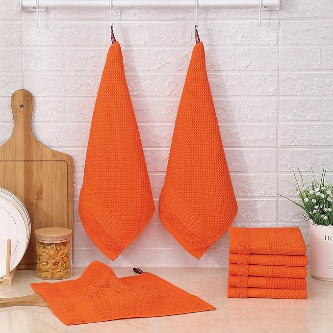 Homaxy 100% Cotton Dish Cloths, 8 Pack - Image 6