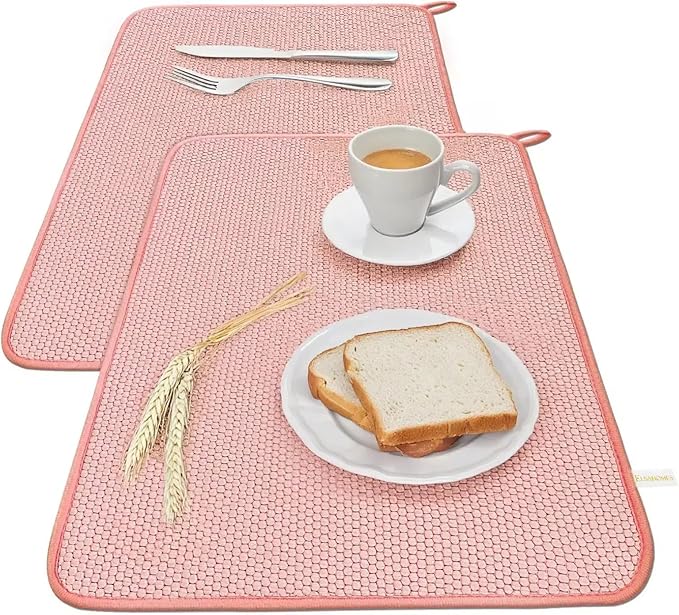 2 Pack Microfiber Dish Drying Mat by Unknown
