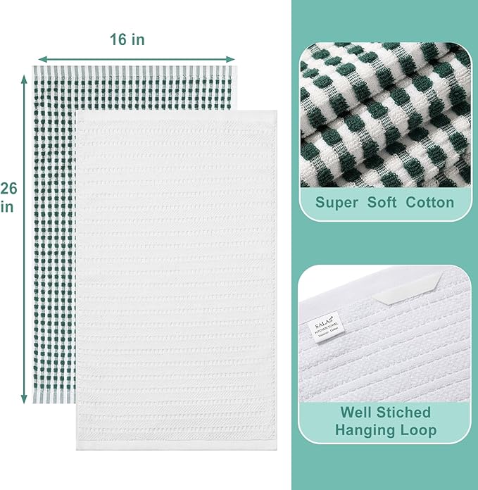 SALAS Cotton Dish Towels Cloths - Image 3