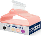 SereneLife 200 Pack Velvet Hangers by SereneLife