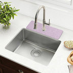 Kitchen Sink Splash Guard 2 PCS 14.7 Inch Sink Faucet Mat Splash Guard - Image 6