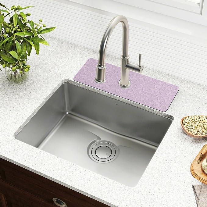 Kitchen Sink Splash Guard 1 PC 30 Inch Sink Faucet Mat Splash Guard - Image 6