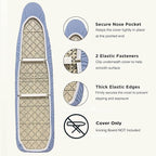 Ironing Board Cover and Pad 15"x54" Extra Thick Natural Cotton, Scorch and - Image 4