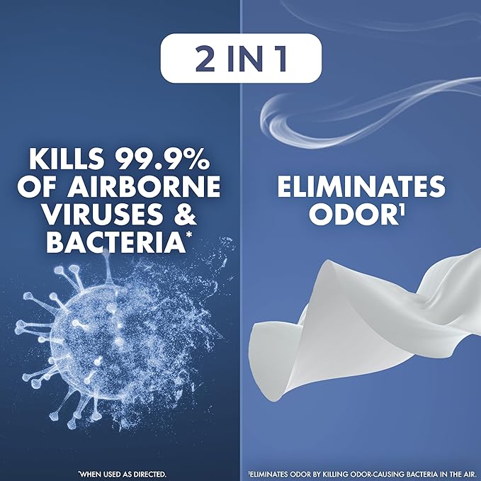 Lysol Air Sanitizer Spray with Bacterial Odor Eliminator - Image 3