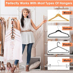 College Dorm Room Essentials, Magic Hangers Space Saving Clothes Hanger - Image 6