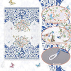 Geyoga 6 Pcs Spring Floral Kitchen Towels Flamingo Dish Hand Towels Sunflower - Image 4