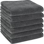 KinHwa Microfiber Hand Towels for Bathroom Soft and Absorbent Face Towels Grey by KinHwa