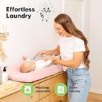 2-Pack Baby Changing Pad Cover for Girl, Boy - Image 6