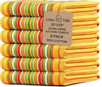Urban Villa Kitchen Towels Waffle Stripes Dish Towels by CottonTrends