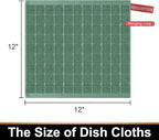 Mordimy 100% Cotton Terry Cloth Dish Cloths, Soft and Absorbent Checkered Dish - Image 6