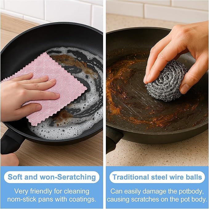 Non-Scratch Steel Wool Dishcloth - Image 6