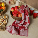 sea me at home Kitchen Towels, French Jacquard 100% Cotton Gingham Check Tea - Image 3