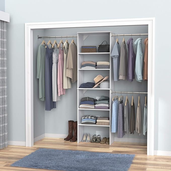 ClosetMaid SuiteSymphony Wood Closet Organizer Starter Kit - Image 2