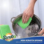Scrub and Wipe Cleaning Sponges – SCRUBIT Dual Sided Scouring Pad and Sponge - Image 4