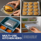 Pre-Cut Aluminum Foil Sheets 12" x 10.7" – Heavy-Duty, Pop-Up Disposable Sheets - Image 7