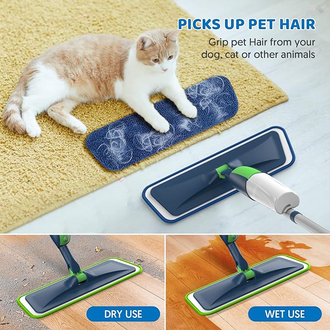 Spray Wet Mops for Hardwood Floor Cleaning: MEXERRIS Floor Mop - Image 2