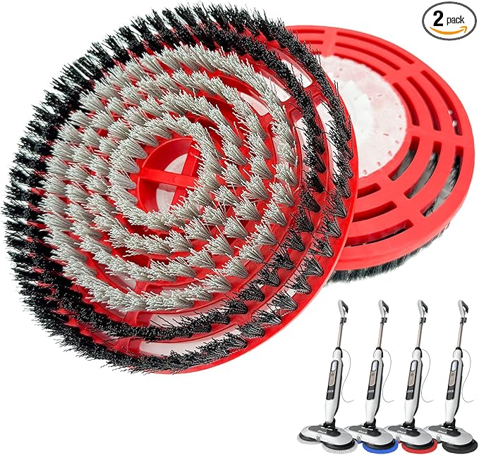Steam Cleaner Mop Replacement Brush Heads by SEUNGCH