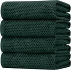 Homaxy 100% Cotton Waffle Weave Kitchen Dish Towels, Ultra Soft Absorbent Quick by Homaxy