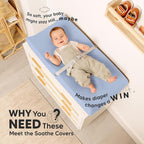 2-Pack Organic Changing Pad Covers - Image 2