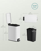 SONGMICS Bathroom Trash Can, 1.6-Gallon Trash Bin - Image 7