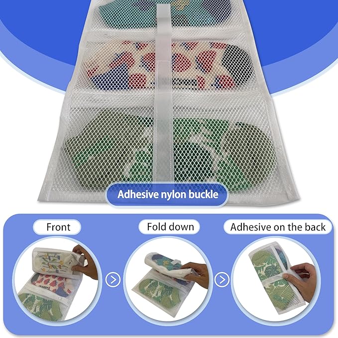 Mesh laundry bags for washing machine, can wash 10 pairs of socks, maintain - Image 5