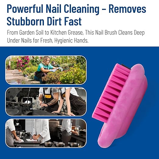 SPARTA Nail Scrub Brush Commercial-Grade, Heavy-Duty Hand and Fingernail Brush - Image 8