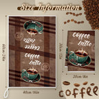 Boyiee Set of 6 Coffee Kitchen Towels Brown Dish Towels 24 x 16 Inches - Image 4