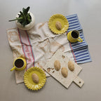 sea me at home 100% Cotton French Jacquard Kitchen Tea Towel Set of 4 - Image 3
