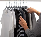 Simplify Slim Velvet Clothes Hangers | 25 Pack | Non-Slip | Shirts | Suit | - Image 4