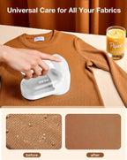 IPX6 Waterproof Washable Electric Fabric Shaver and Lint Remover, Rechargeable - Image 3