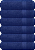 GLAMBURG Ultra Soft 6-Piece Hand Towel Set 16x28-100% Ringspun Cotton by GLAMBURG