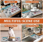 Sea Stars Dish Drying Mat for Kitchen Counter Microfiber Absorbent Dish Kitchen - Image 7