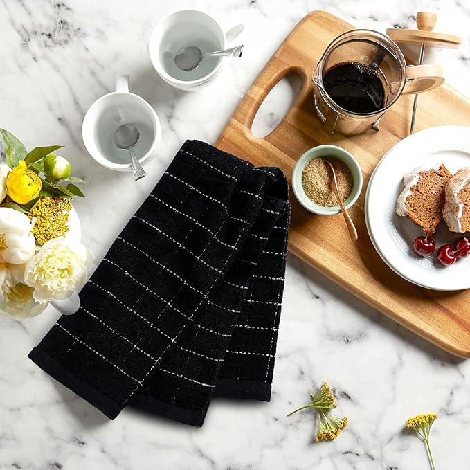 Mordimy 100% Cotton Terry Cloth Kitchen Towels, Super Soft and Absorbent Dish - Image 7