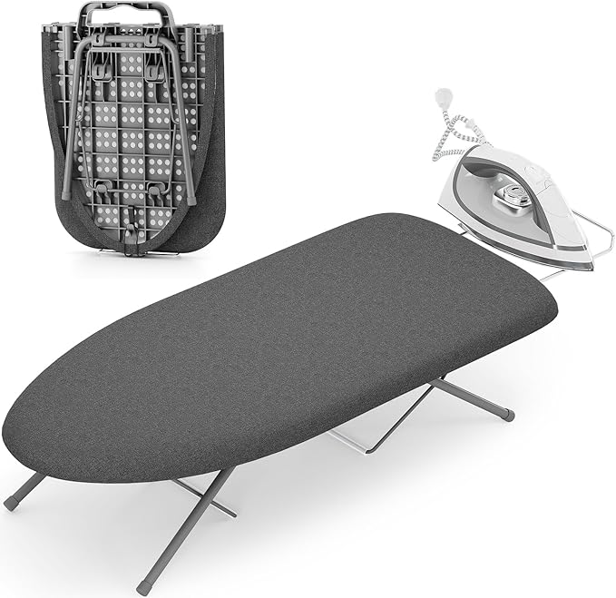 KINGBOARD Tabletop Ironing Board, Small Ironing Boards by KINGBOARD