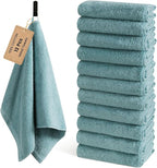 SEMAXE 12 Pack Hand Towels for Bathroom, 100% Cotton Towels by SEMAXE