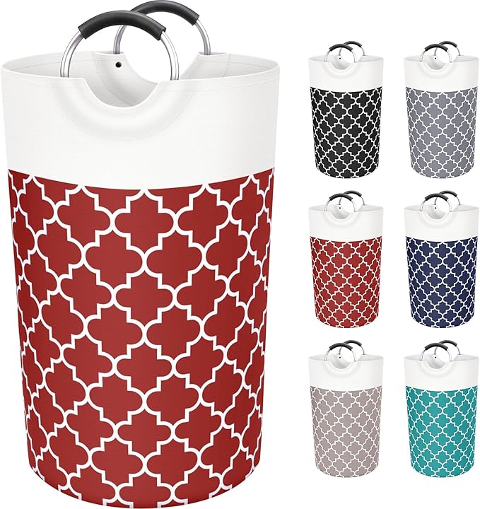Large Laundry Basket Laundry Hamper Bag Washing Bin Clothes Bag Collapsible Tall by Fabspace