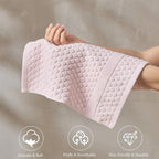 Simple&Opulence 6 Piece Luxury Towel Set, 100% Cotton Bathroom Towels - Image 7