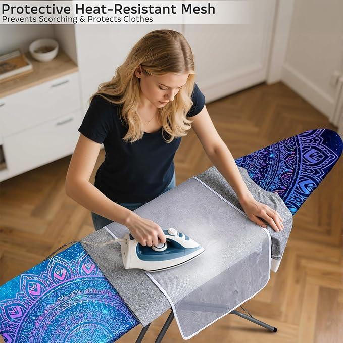 FIOBEE Ironing Board Cover and Pad Extra Thick Iron Board Pad - Image 5