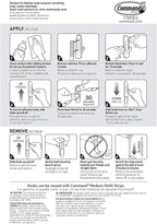 Command Medium Utility Hooks, 9 Wall Hook and 12 Strips, Damage-Free Hanging - Image 11